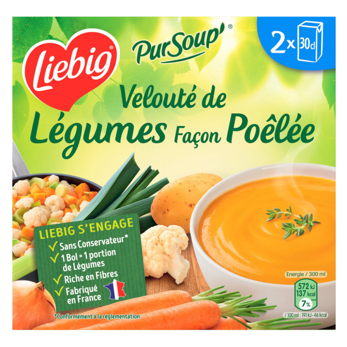 Liebig Velouté De Légumes Poêlés 300 ml x 2